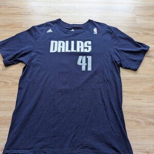 Reebok NBA Dallas Mavericks Dirk Nowitzki Jersey Shirt Mens XL